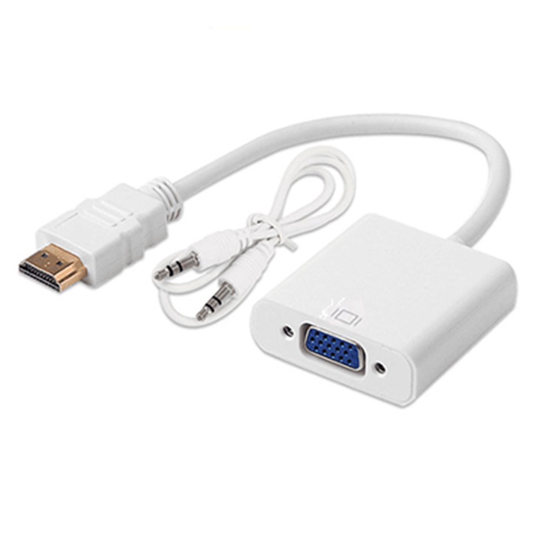 Hdmi to vga audio adapter có âm thanh cáp máy tính cáp chuyển đổi hdmi sang vga LUVIBA CA01