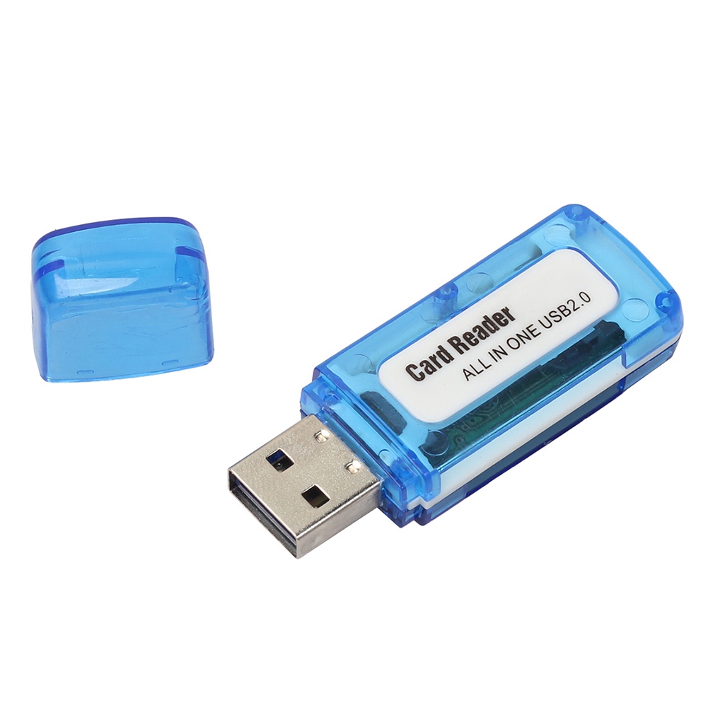 1 đầu đọc thẻ nhớ USB 2.0 4 trong 1 cho M2 SDHC DV Micro SD TF