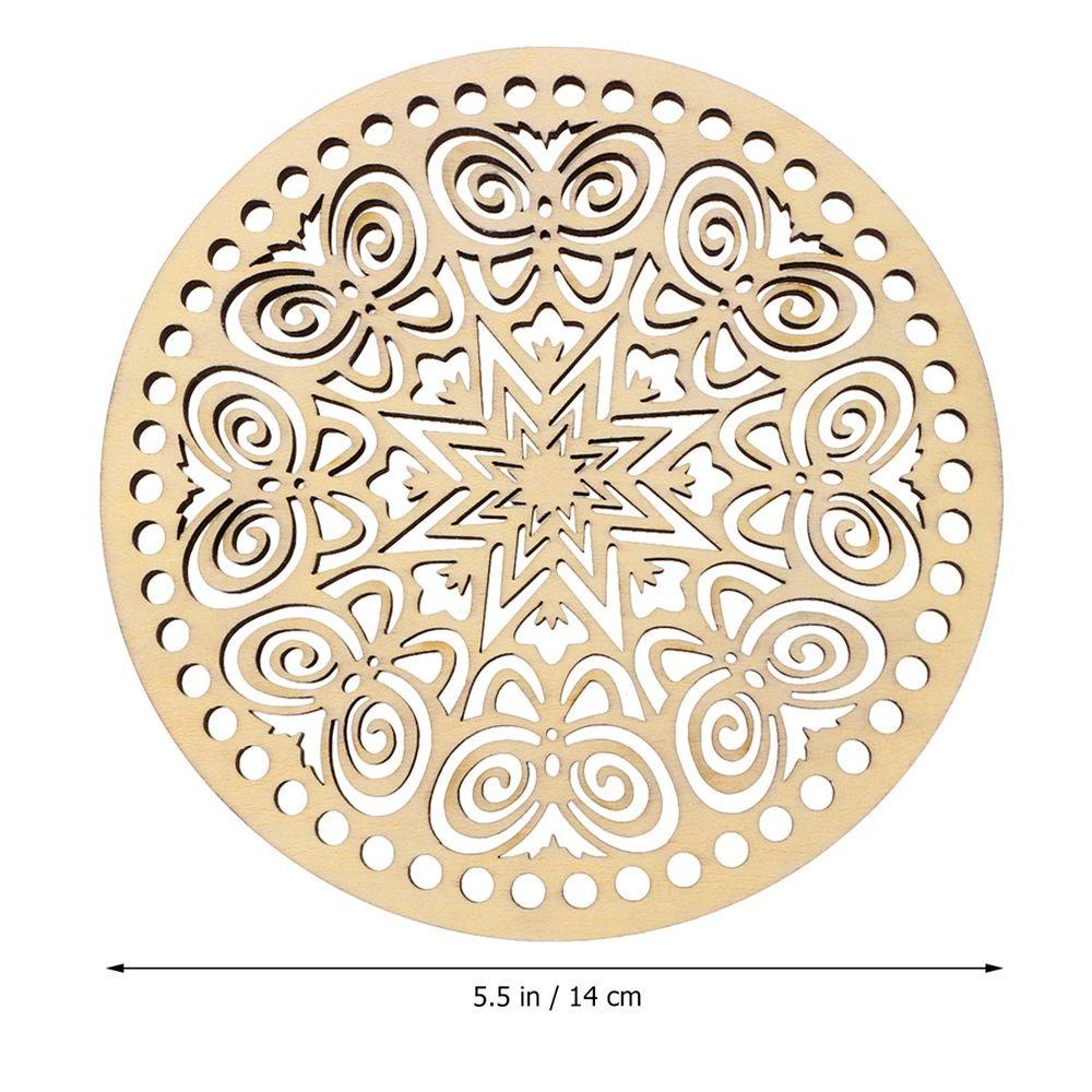 YIYU Giỏ Đựng Dụng Cụ Đan Len Thêu Họa Tiết Xinh Xắn Trang Trí Nhà Cửa