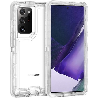 Ốp lưng chống sốc cứng lai 3 lớp trong suốt tpu mềm bảo vệ nặng cho samsung galaxy s24 ultra / s24 plus / s23 ultra / note 20 ultra / s22 ultra / s22 + / s21 ultra / s20 ultra / note 10 plus