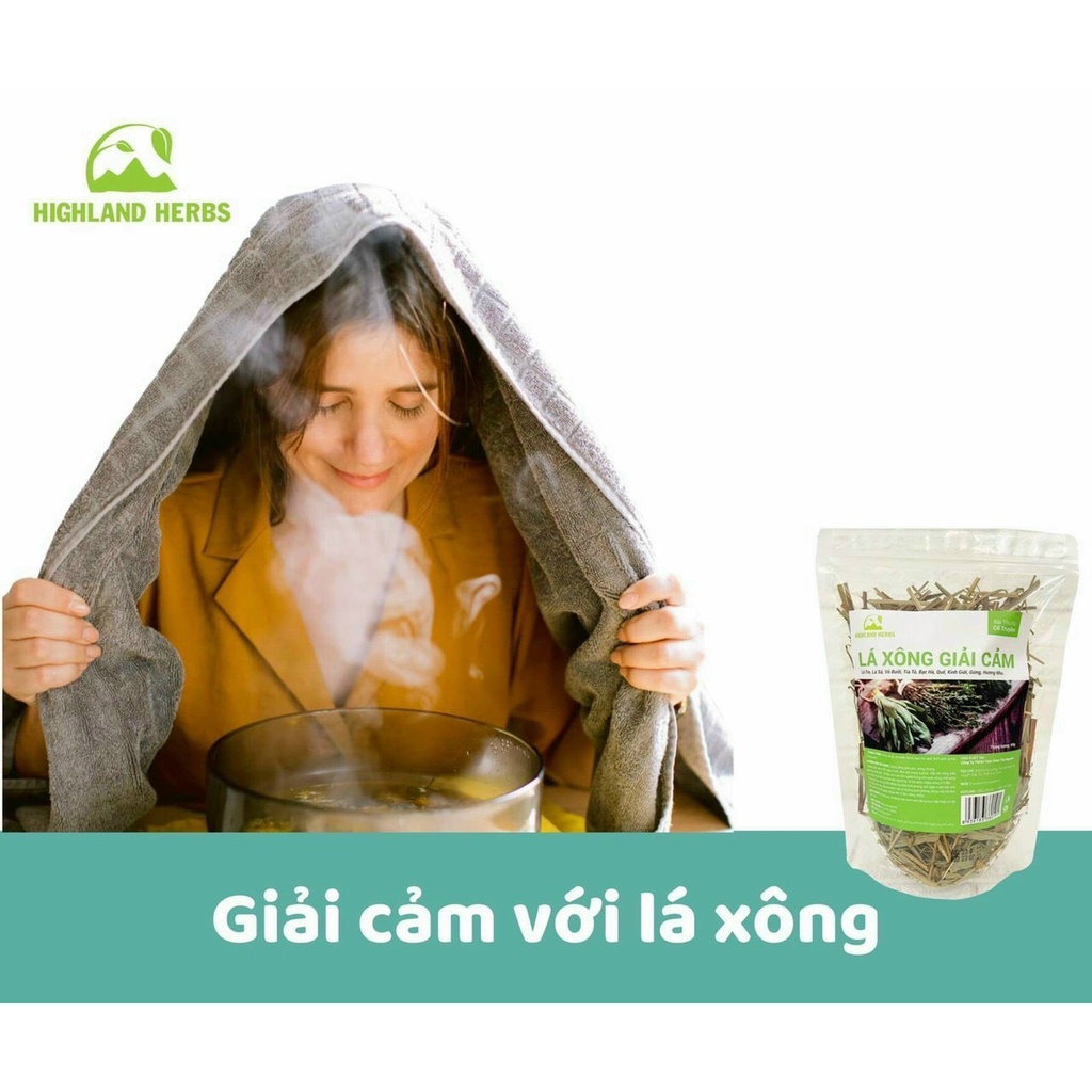 Lá Xông Giải Cảm Thảo Dược Tây Nguuyên (70g) Xông Phòng, Giảm Các Triệu Chứng Cảm Cúm, Cảm Lạnh - LAI'S STORE