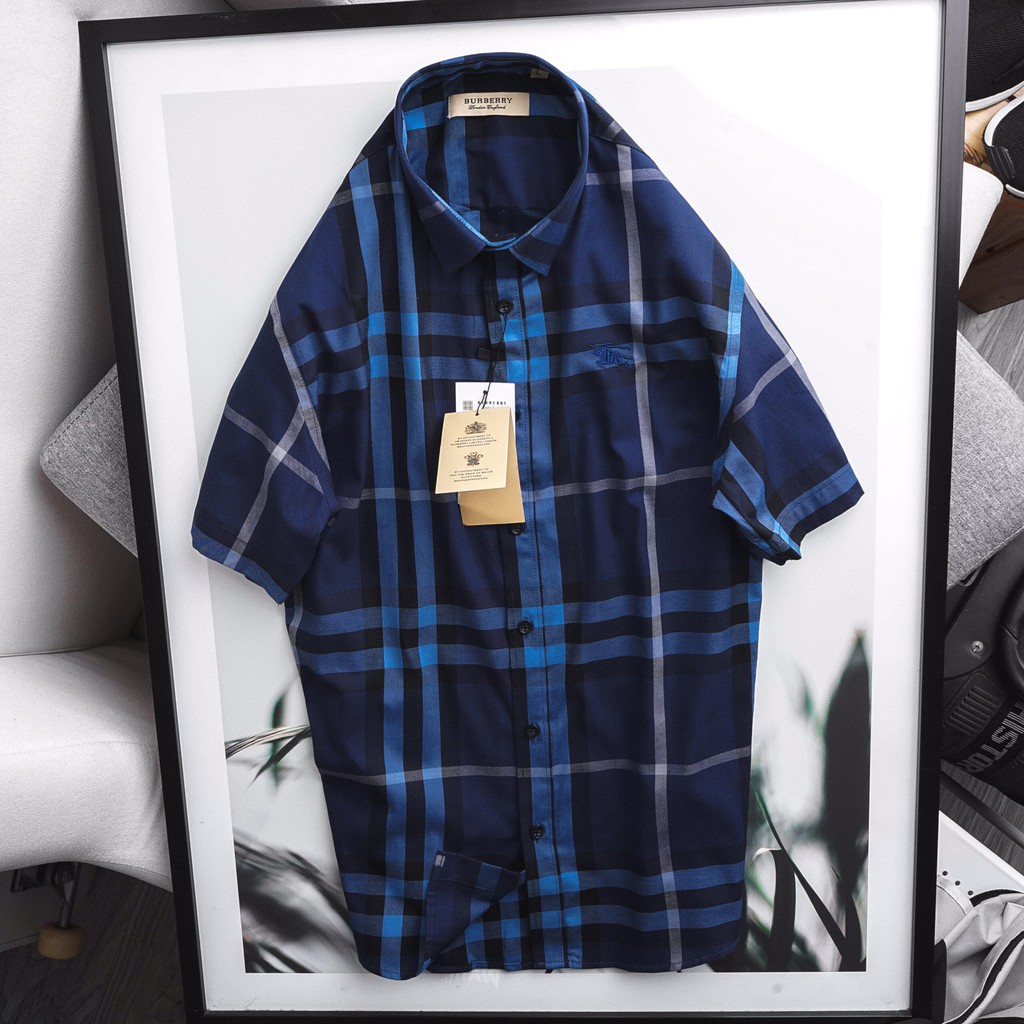 Sơ mi nam ngắn tay cổ bẻ cao cấp chất liệu cotton mềm mịn | BigBuy360 - bigbuy360.vn