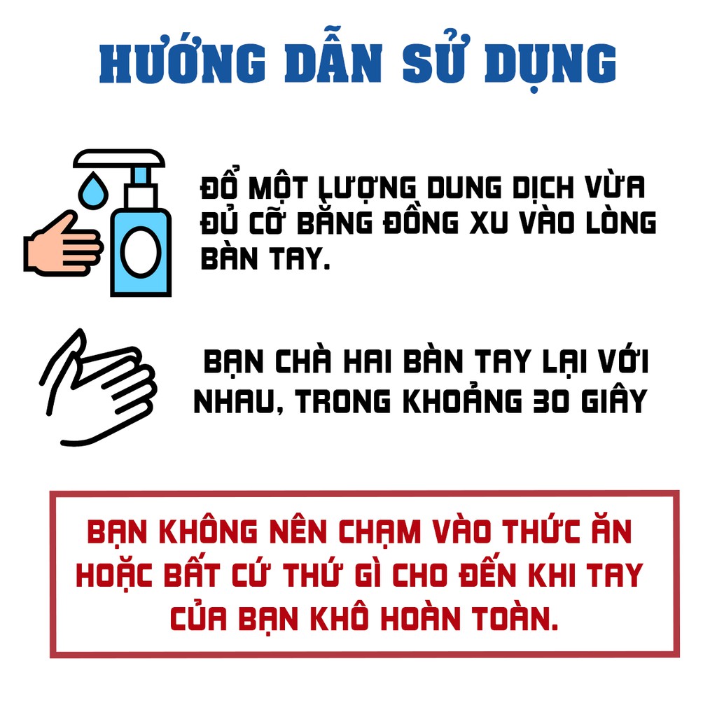 Gel rửa tay khô Hadisafe ❤️FREESHIP❤️ sạch siêu nhanh [Hàng chính hãng]