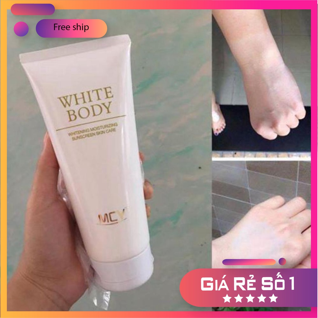 Kem Body MCY makeup trắng cấp tốc ngay khi thoa, dưỡng da trắng mịn màng tự tin