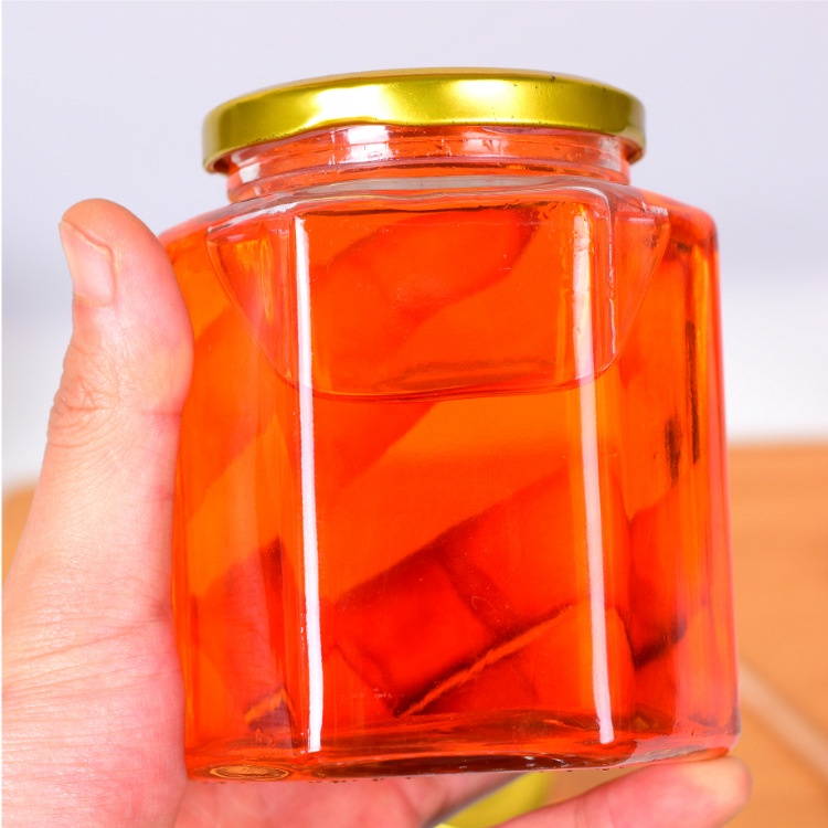 Hũ Thủy Tinh Đựng Thực Phẩm Lục Giác 730ml