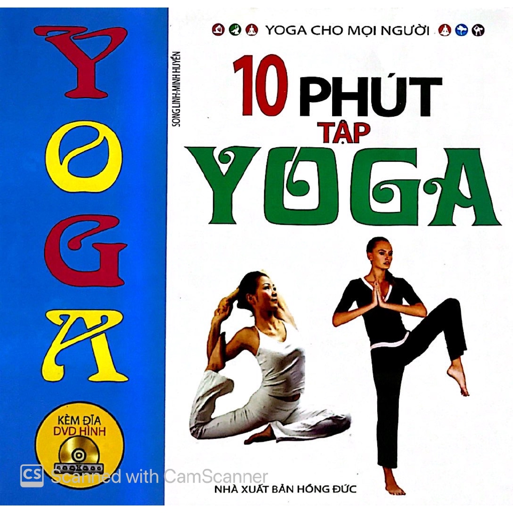 Sách - 10 Phút Tập Yoga (Kèm DVD)