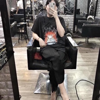 Quần suông xếp ly