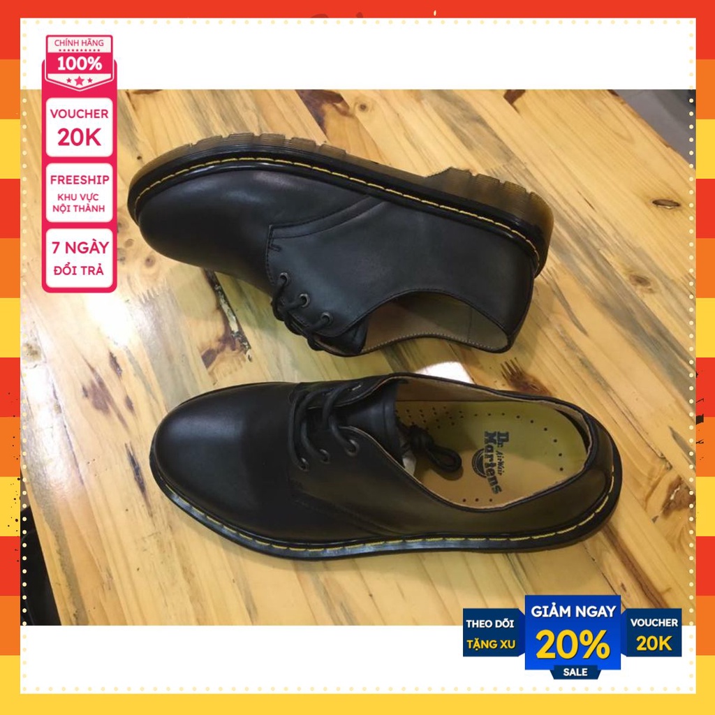 Giày Dr Marten 1461 Da bò Made in Thái Lan Mã G01aa