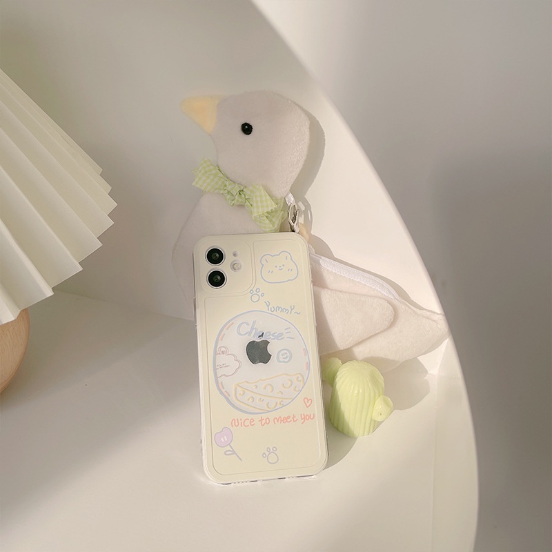 Ốp điện thoại TPU hình gấu hoạt hình cho iPhone 11 Pro Max X Xr Xs Max 7 8 Plus Se 2020 12 pro max 12 mini | BigBuy360 - bigbuy360.vn