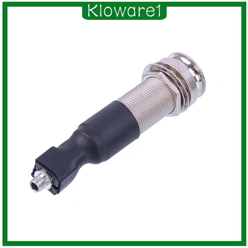 [KLOWARE1]Practical DIY Metal EQ Guitar Piezo Pickup Endpin 6.35mm   Socket