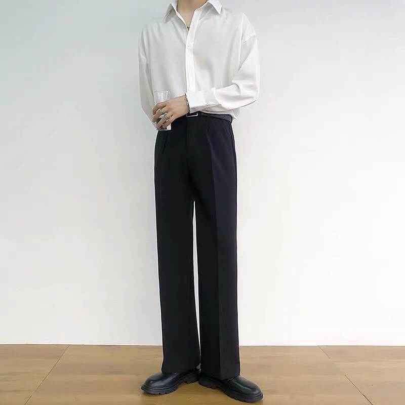 Quần âu nam, quần âu ống rộng 20cm form rộng trẻ trung năng động unisex basic phong cách hàn dáng rộng mẫu mới