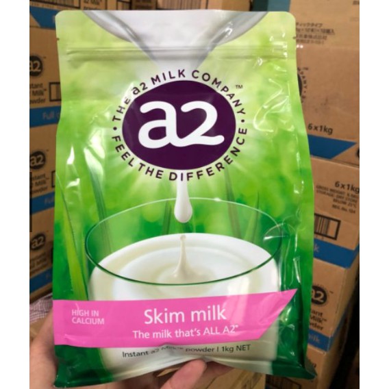 Sữa A2 Australia tách kem/nguyên kem giàu Canxi gói 1kg date 2022
