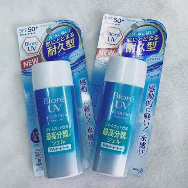 Kem chống nắng Biore UV Aqua Rich Watery Essence/Gel SPF 50+/ PA++++ 50g/90ml