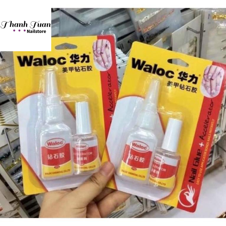 Keo Waloc, keo bê tông gắn móng gắn đá siêu chắc  - Phụ kiện đồ nail