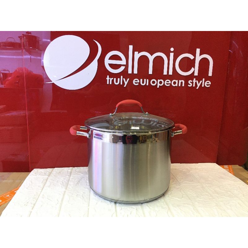 Nồi luộc gà Elmich Smartcook inox 304 5 đáy 30cm 28cm