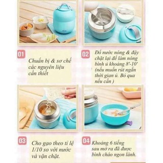 BÌNH Ủ CHÁO RELEA 700ML CHO CHO BÉ