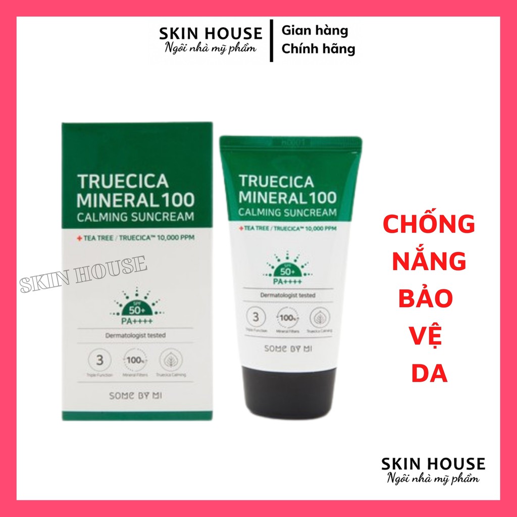 Kem Chống Nắng Some By Mi Aha Bha Pha - Kem chống nắng Some By Mi Truecica Mineral 100 SPF50+/PA+++ 50ml