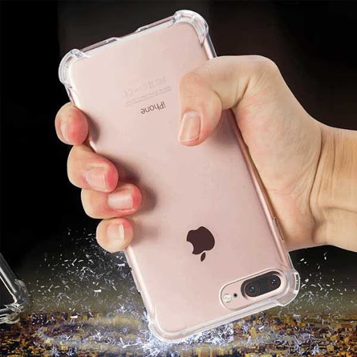 [Loại dày] Ôp lưng chống sốc, Ốp lưng trong suốt, Ốp bo viền 4 góc, Ốp nhựa dẻo cho iPhone 6 đến 12Promax