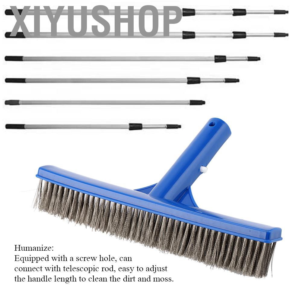 Bàn chải vệ sinh hồ bơi 25.4cm bằng thép chuyên nghiệp