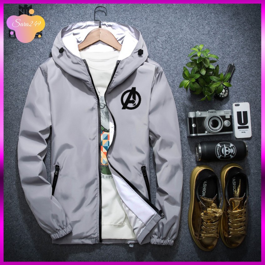 Áo khoác dù nam 💖 áo thun thời trang Hàn Quốc chữ A lót nỉ cao cấp _ Thời Trang SARA249