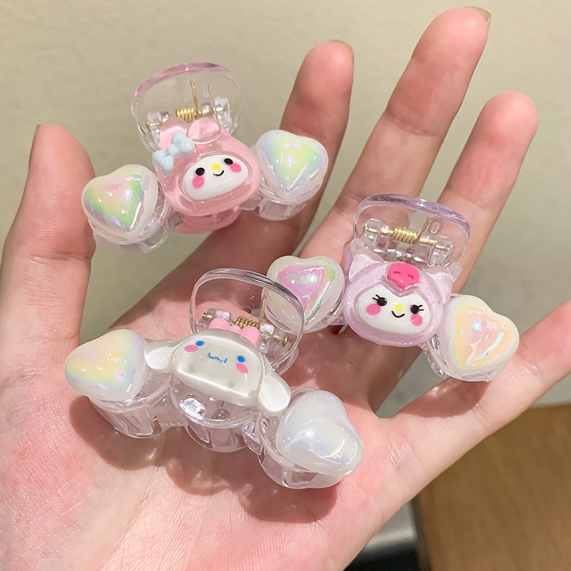 Kẹp Tóc Kim Loại Hình Thỏ / Cá Mập Dễ Thương Phong Cách Hàn Quốc Cho Nữ