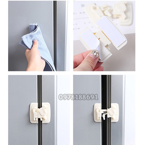 Khóa Chốt Tủ Lạnh Cao Cấp Giữ An Toàn Cho Bé - Hình Thú