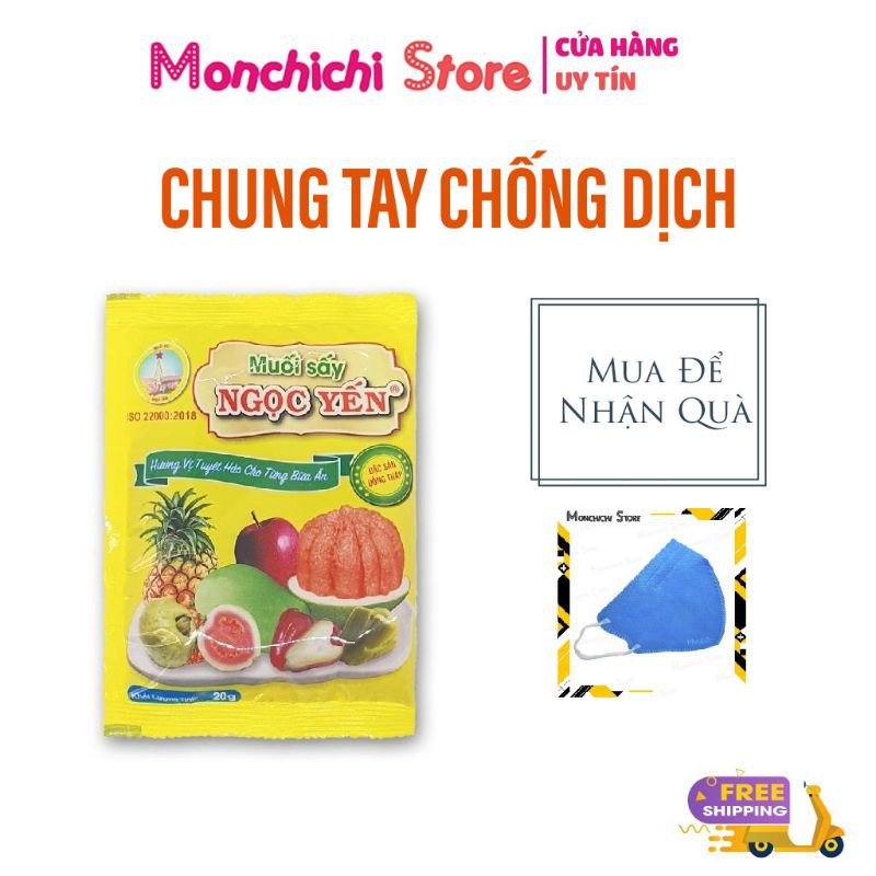 [Mã 267FMCGSALE giảm 8% đơn 500K] Muối sấy ngọc yến 100g ăn trái cây cực ngon | BigBuy360 - bigbuy360.vn