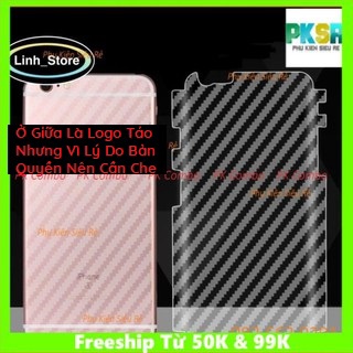 [FULL MÃ IPHONE] MIẾNG DÁN CARBON CHO I.P.H.O.N.E 5 6 6S 7 7S 8 8S X XS XR XS MAX 11 11PRO 11 PRO MAX PLUS