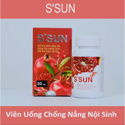 Viên Uống Chống Nắng Nội Sinh S'SUN
