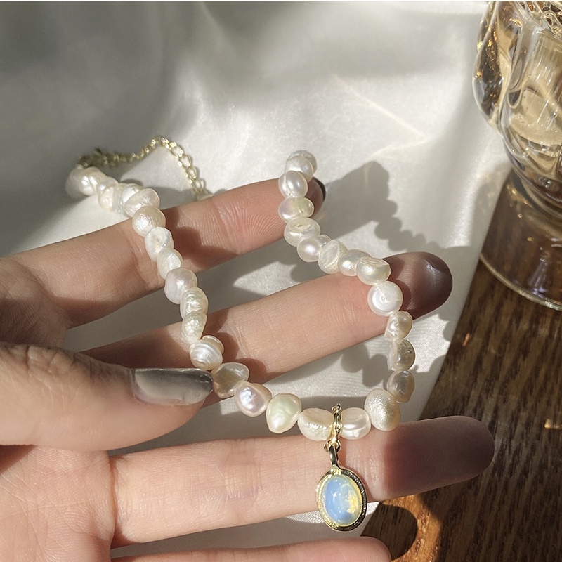 Mặt dây chuyền ngọc trai cổ điển thanh lịch cho phụ nữ Thiết kế cao cấp Thời trang giản dị 100 chiếc vòng cổ cá tính