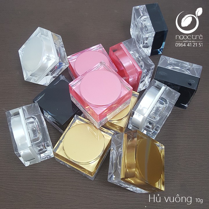 (cOMBO 5)Hủ chiết nắp vuông 5g
