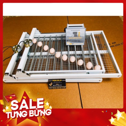 Máy Ấp Trứng Bồ Câu Đảo Tự Động Khay Nhôm 160-200 trứng