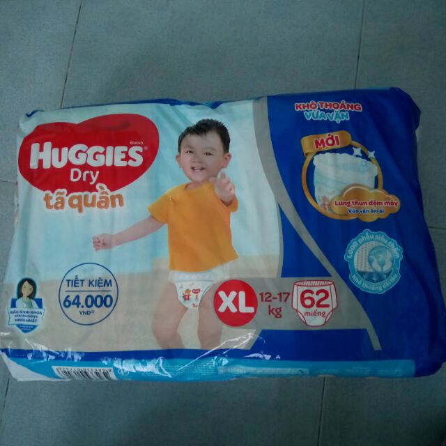 Tã quần Huggies XL62