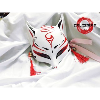 [DESIGN_BY TALISMAN]Mask cáo vẽ_#1 - Nhựa (Tặng bộ phụ kiện như hình)