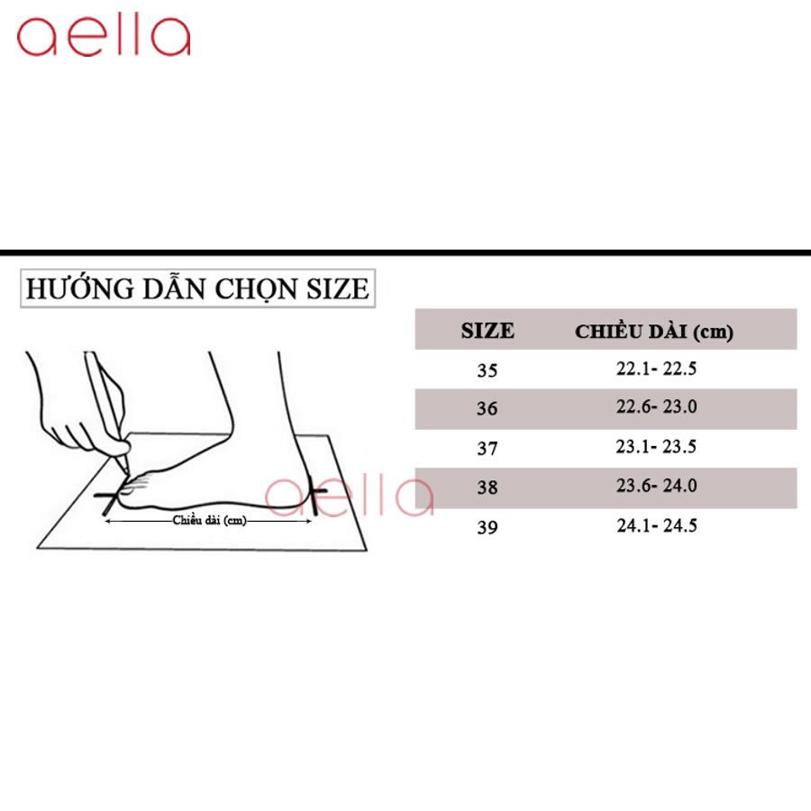 GIÀY CAO GÓT NỮ THỜI TRANG CAO CẤP AELLA205-2 GÓT VUÔNG 5CM ĐẾ TPR CHỐNG TRƯỢT