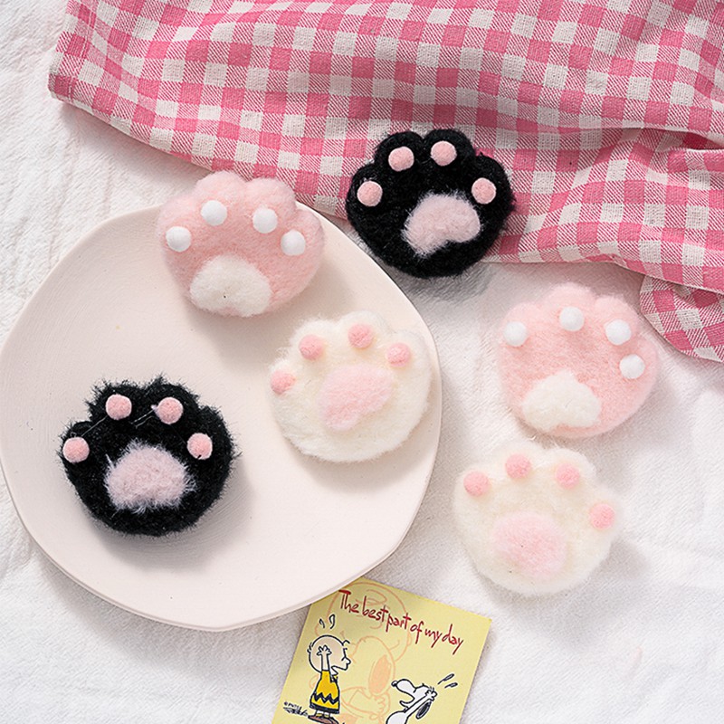 Huy Hiệu Cài Áo, Balo Chọc Bông Hình Chân Mèo Neko Cat Phong Cách Ulzzang Hàn Quốc Siêu Xinh
