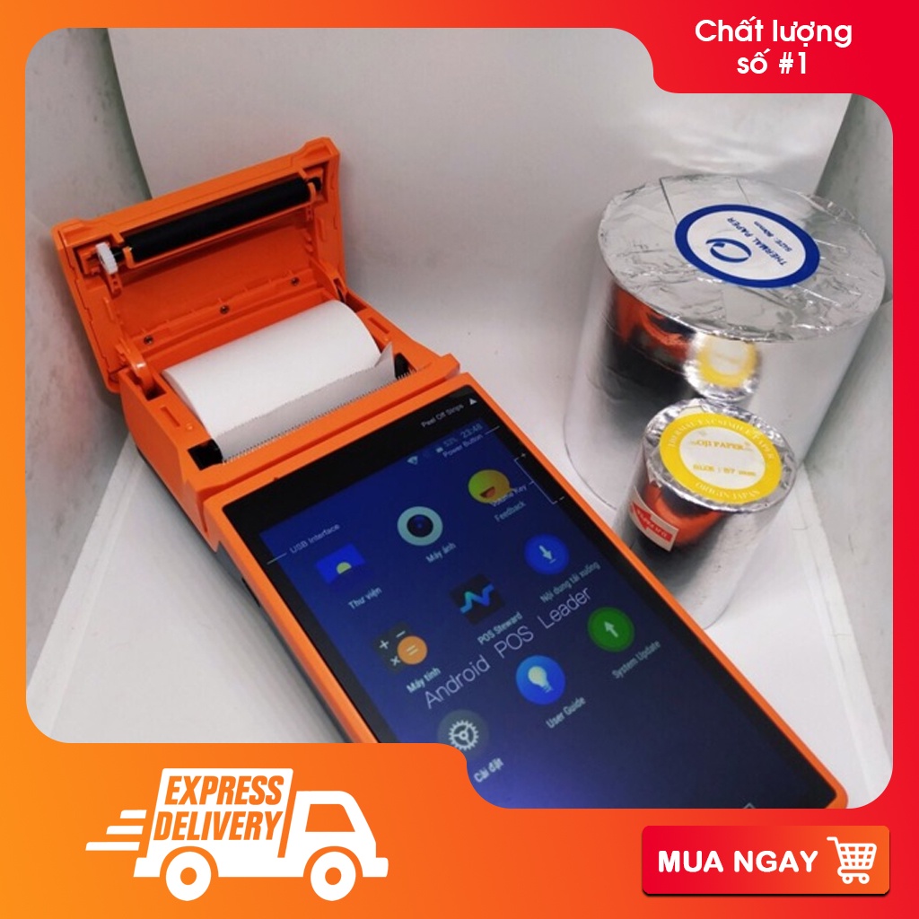 1 thùng giấy in bill, giấy in nhiệt, in hóa đơn K80 và k57 - K80  - K57
