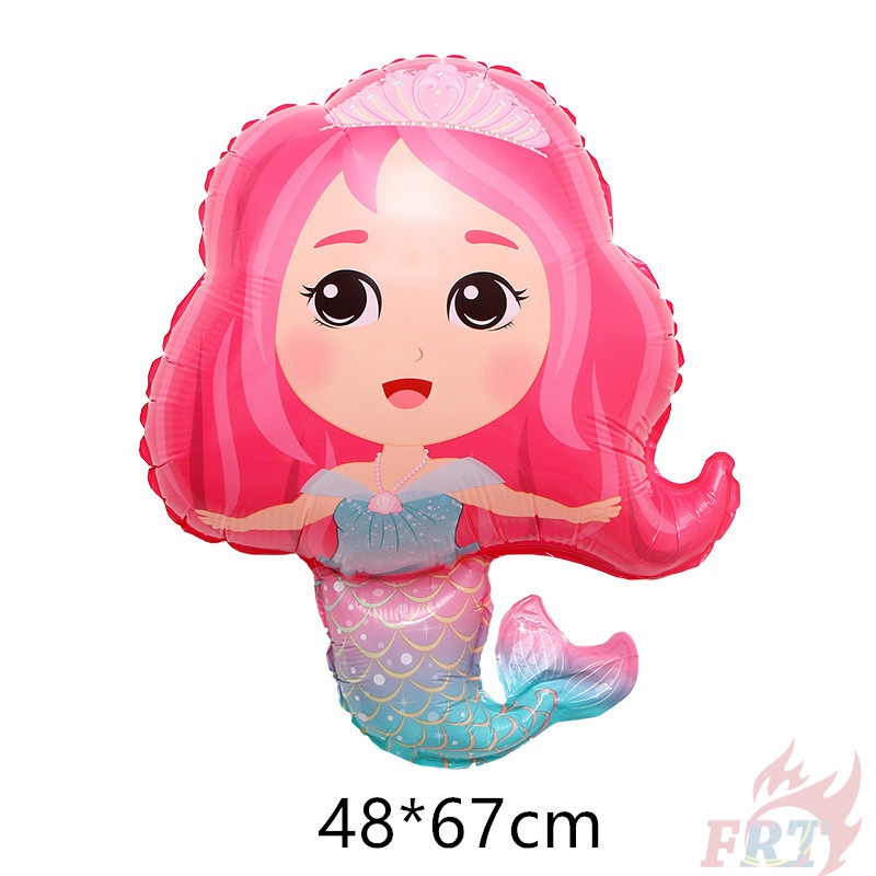 ♦ Trang Trí Tiệc - Bong Bóng ♦ 1 Bong Bóng Tráng Nhôm Hình Nàng Tiên Cá Dễ Thương Trang Trí Tiệc Sinh Nhật