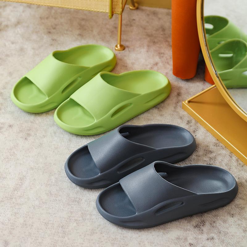 Dép Đi Trong Nhà Chống Trượt Màu Sắc Đơn Giản Dành Cho Nam Và Nữ