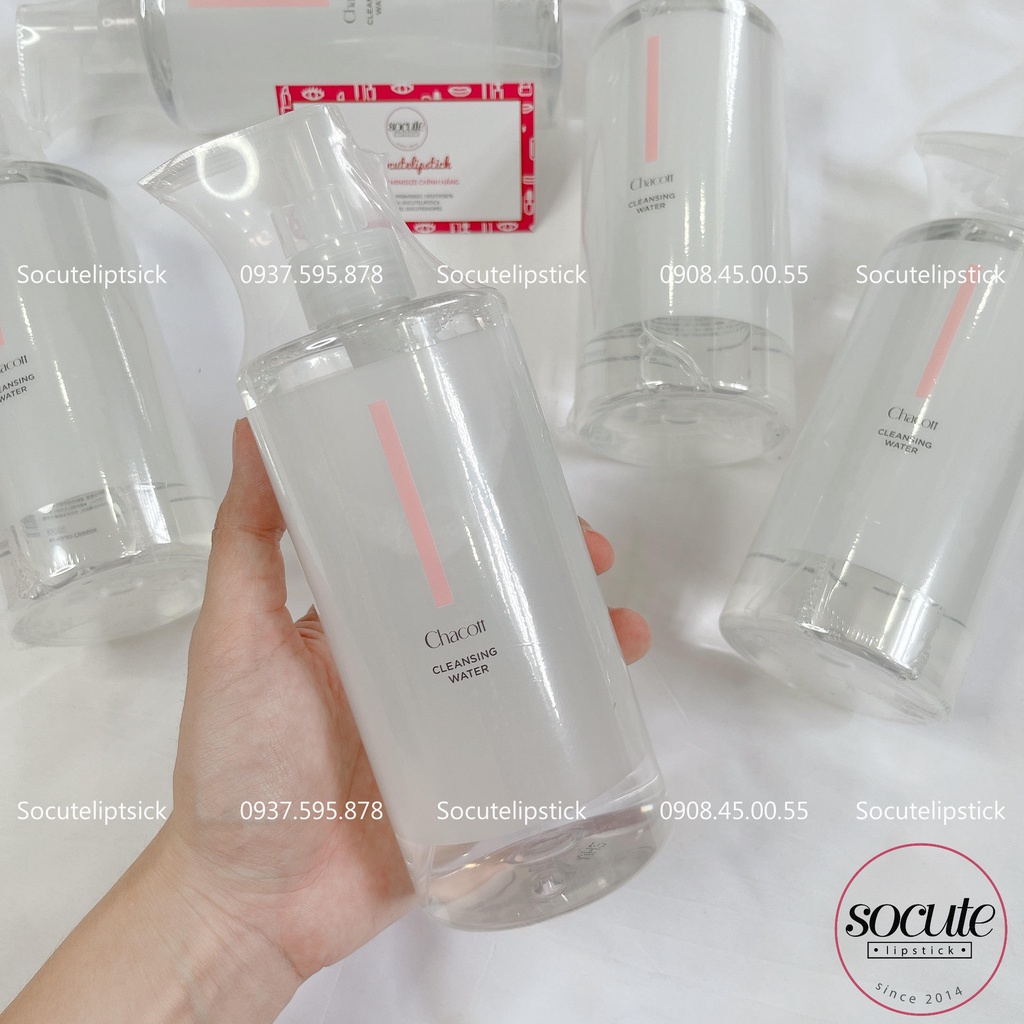 [MẪU MỚI 2021] Tẩy Trang Chacott 500ml - Nội Địa Nhật