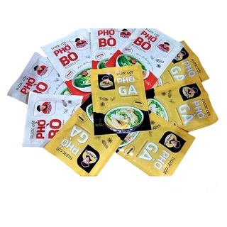 Combo 4 gói Nước Cốt Phở Bò, Phở Gà Chính Hãng Chuẩn Hương Vị Hà Thành (ảnh thật)
