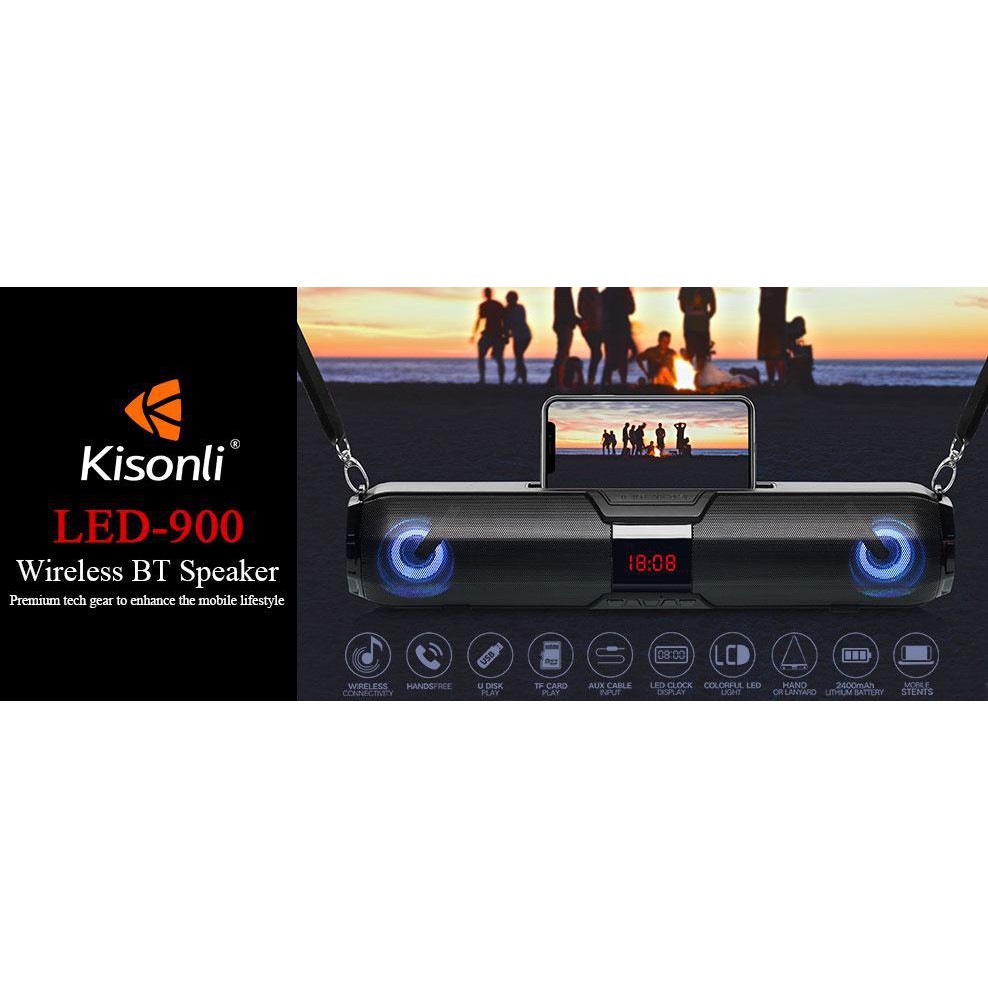 Loa Kisonli Bluetooth 900 - LED RGB - Tích hợp Bluetooth-FM-USB-Thẻ nhớ