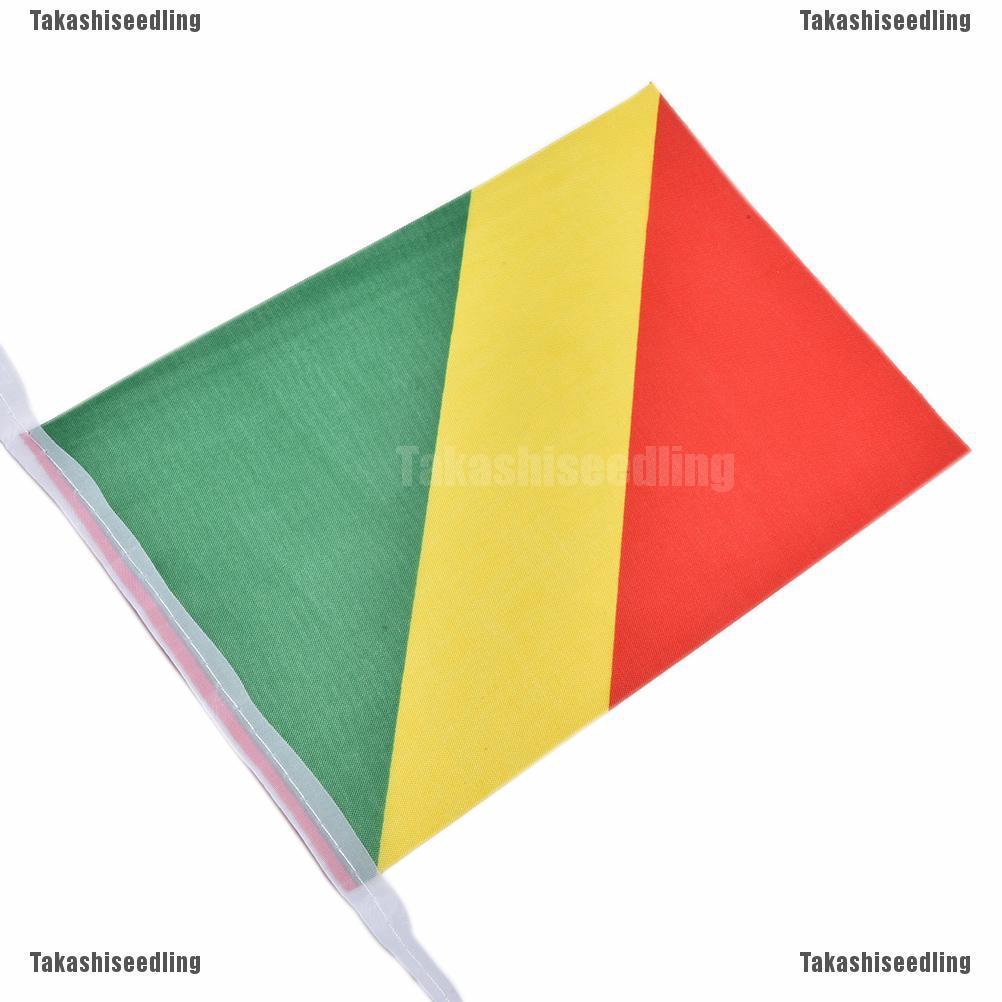 Bộ 100 Lá Cờ Các Quốc Gia Trong Thế Giới Có Dây Treo