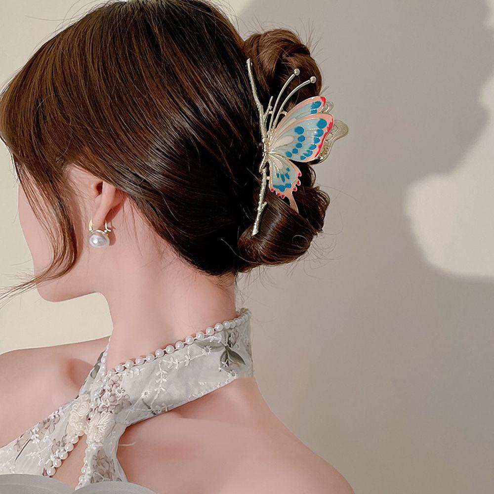 Kẹp Tóc Hình Bướm / Cá Mập Thời Trang Cho Nữ