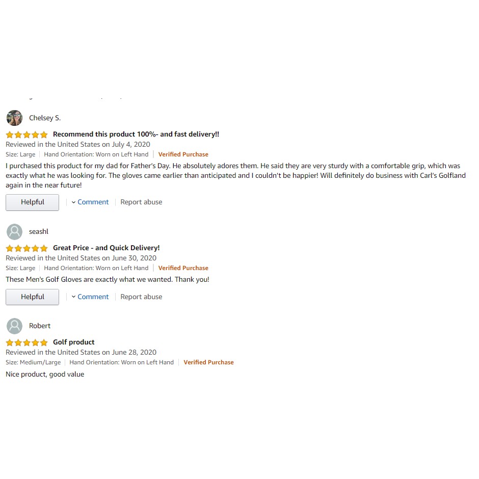 Găng tay chơi golf chống trượt dành cho nam