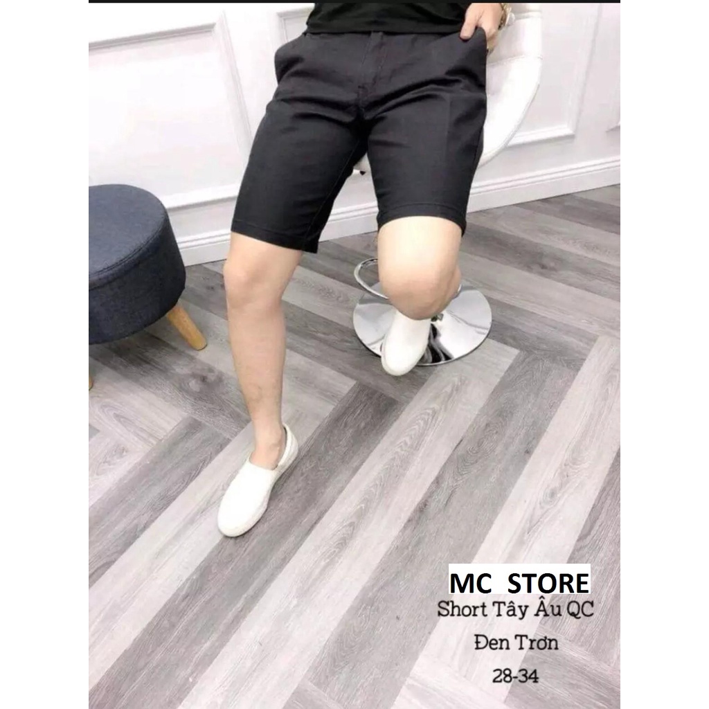 Quần short tây âu MCSTORE999 co giãn sang trọng chất vải dày đẹp Vip_MC Store999
