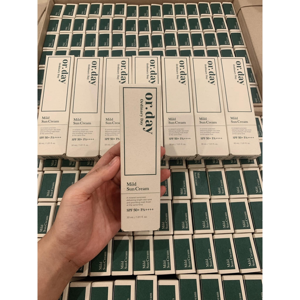 Kem chống nắng vật lý ELISHACOY OR.DAY MILD SUN CREAM SPF50+ 30ML