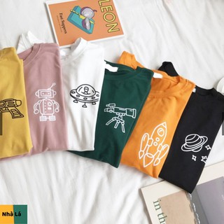 ÁO THUN MÀU LOGO - COTTON 100%