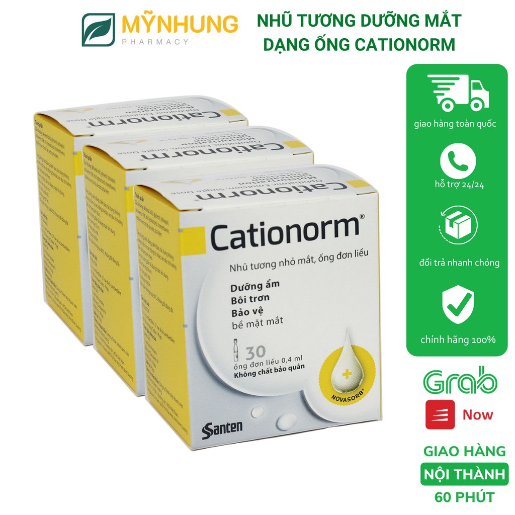 Nhũ tương dưỡng mắt dạng ống CATIONORM