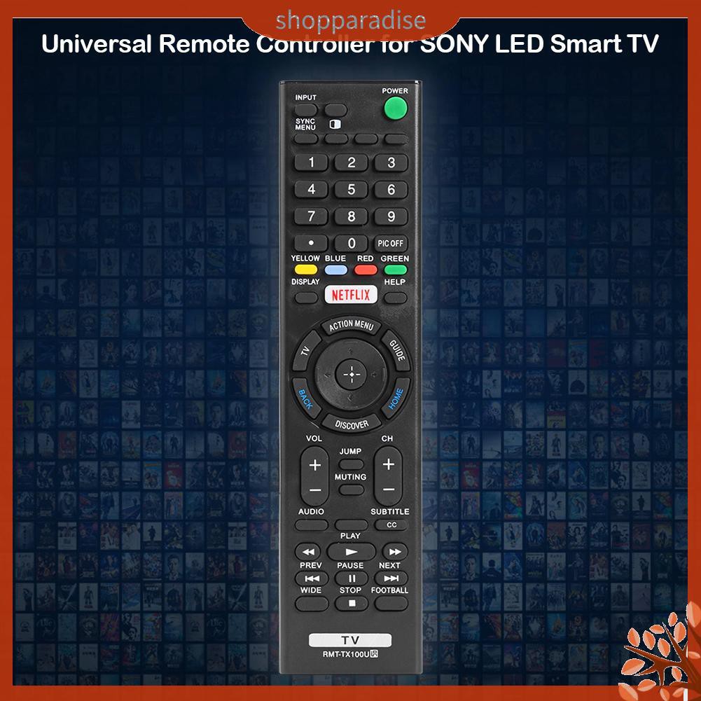 Điều Khiển Từ Xa Màu Đen Rmt-Tx100U Cho Tv Sony L-50W800C